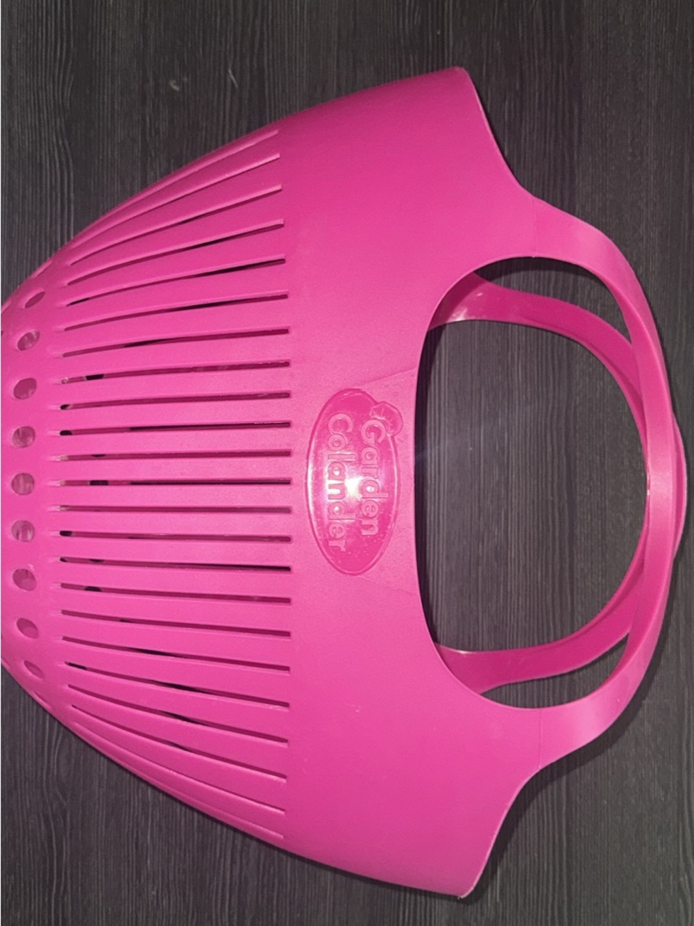 Pink Tote-Style Garden Colander - Picture 2 of 4